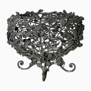 Wrought Iron Vase Holder, 1960s