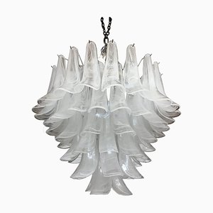 Murano Style Glass Sella Chandelier with Kromo Metal Frame