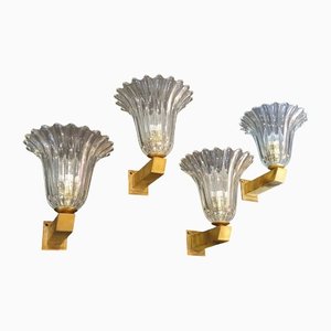 Wall Sconces, 1950s, Set of 4