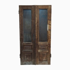 Pine Doors, 1890s, Set of 2