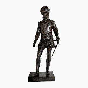 François-Joseph Bosio, Young Henri IV, späten 1800er, Bronze