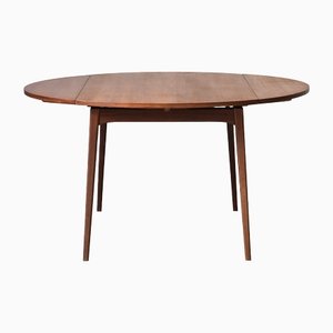 Round Dining Table attributed to Louis Van Teeffelen for Wébé, Netherlands, 1960s