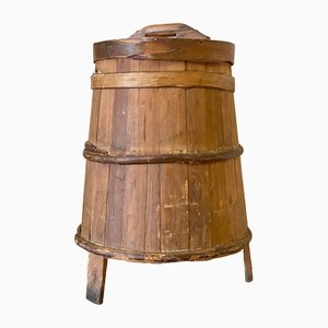 Pot à Farine Rustique Antique