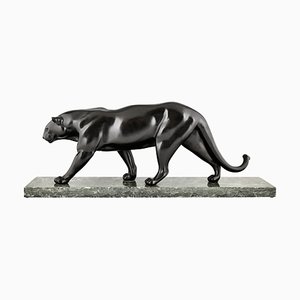 Rulas, Art Deco Walking Panther, 1930, Metall