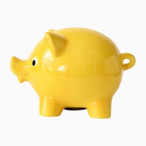 Yellow Pig Money Box from Goebel, 1970s