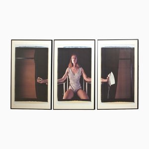 Toto Frima, Selbstporträt Triptychon, 1990, Gerahmt, 3er Set