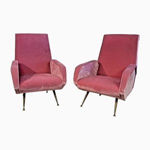 Armchairs in the Style of Gigi Radice, 1970s, Set of 2