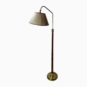 Vintage Stehlampe mit verstellbarer Leinwand