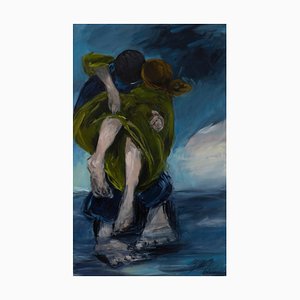 Laurence Forbin, L'eau me monte jusqu'à l'Âme, 2018, Oil on Canvas