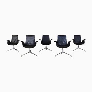 Bird Chairs by Preben Fabricius & Jorgen Kastholm for Kill, 1964, Set of 5