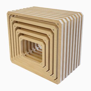 Scaffale modulare parallelo di Studio Lorier