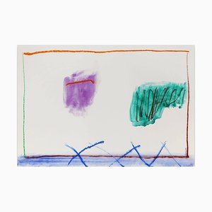 Claude Tétot, Untitled 4, 2018, Acrilico e olio su carta