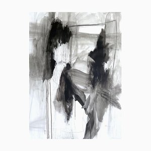 Adrienn Krahl, Série Monochromatique No. 1, 2021, Technique Mixte sur Toile