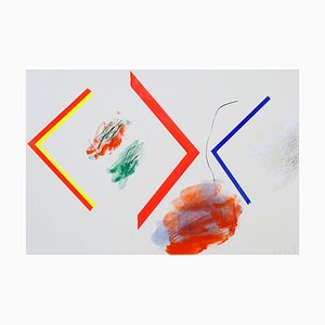 Claude Tétot, Untitled 1, 2017, Acrilico e olio su carta