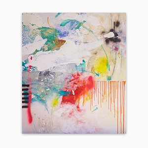 Carolina Alotus, Pretty Little Thing, Acrylic & Mixed Media on Canvas, 2020