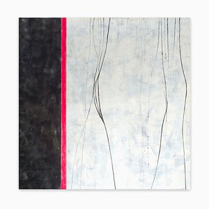 Tracey Adams, Why I Wake Early, Mixed Media on Panel, 2017