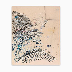 Johanna Kestilä, Unfinished Love Letter, Acrylic & Mixed Media on Canvas, 2022