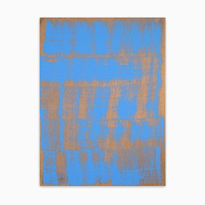 Emily Berger, Blue Note, Olio su tavola, 2020