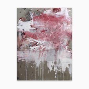 Daniela Schweinsberg, Pink Noise, acrílico y técnica mixta sobre lienzo, 2020