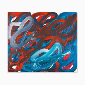 Leon Phillips, Swirl 5, Oil on Canvas, 2020