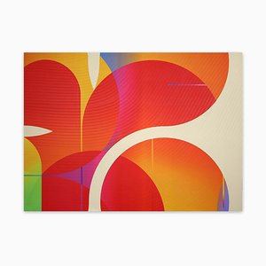 Jérôme Thẩm Võ Mỹ, Garance Carotte Amethyst # Futuriste?, Print on Canvas, 2022