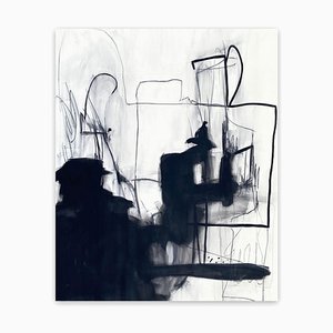 Adrienn Krahl, Tinman, acrilico e tecnica mista su tela, 2022