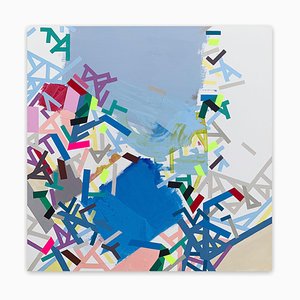Philippe Halaburda, Ikkunann Molecules, Acrylic & Mixed Media on Canvas, 2022
