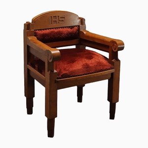 Art Deco Altar Chair, 1920s