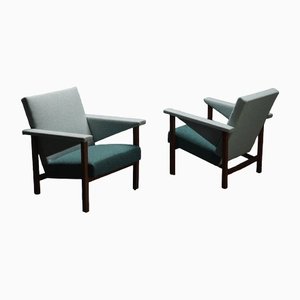 Mid-Century Lounge Chairs, 1950s, Set of 2
