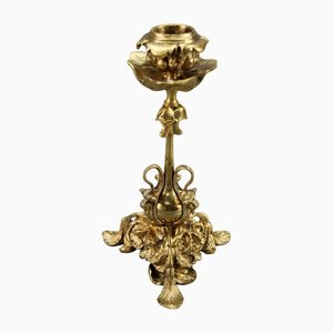 Bougeoir Style Rococo en Bronze, France, 1920s