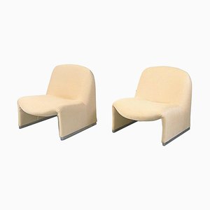 Italian Modern Alky Chairs attributed to Giancarlo Piretti for Anonima Castelli, 1970, Set of 2