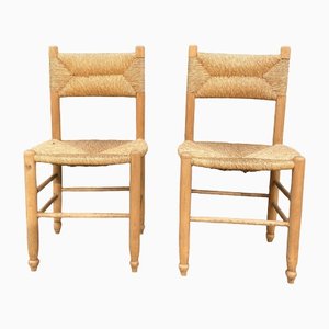Vintage Brutalist Chairs, Set of 2