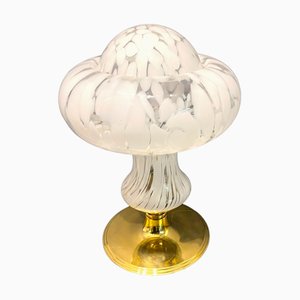 Lámpara de mesa grande de cristal de Murano, años 70