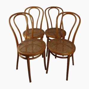 Wooden Chairs from ZPM Radomsko Poland, Set of 4