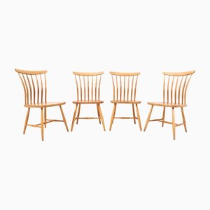 Chairs by Bengt Åkerblom & Gunnar Eklöf for Åkerblom, 1950s, Set of 4