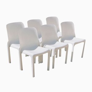 Selene Dining Chairs by Vico Magistretti for Artemide, 1969, Set of 6