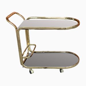 Regency Brass 2-Tier Bar Cart, 1960s