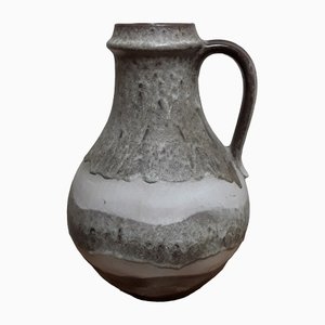 Vaso vintage in ceramica con manico di Carstens, Germania, anni '70