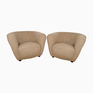 Armchairs by Jindrich Halabala, 1930s, Set of 2