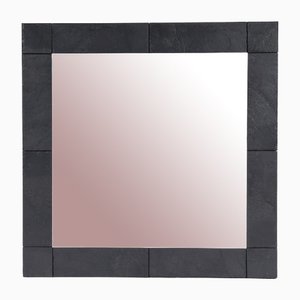 Large Square Slate Wall Mirror, 1960s
