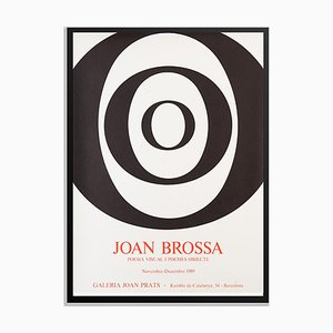 Joan Brossa, Abstract Poster, 1989, Original Poster, Framed