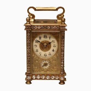 Late Victorian Jewelled Carriage Clock