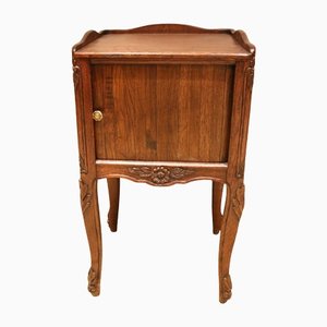 French Oak Tambour Front Cabinet, 1890s