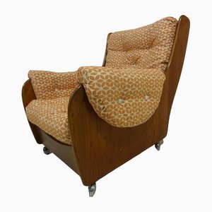 Mid-Century Limited Edition Saddle Back Armchair attributed to G-Plan, 1890s