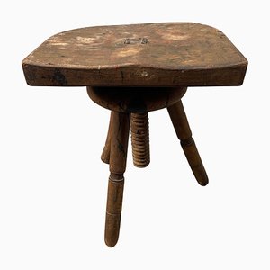 Tabouret Antique, Danemark, 1900s