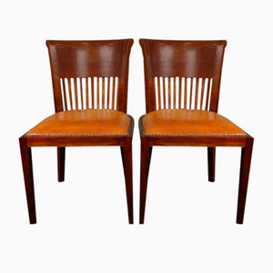 Sheep Leather Dining Room Chairs, Set of 6