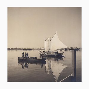 Hanna Seidel, kolumbianische Boot, Schwarz-Weiß-Fotografie, 1960er