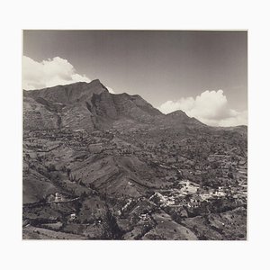 Fotografía en blanco y negro de Hanna Seidel, montaña Urbaque colombiana, años 60