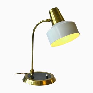 Modernist Brass Desk Lamp, 1950s