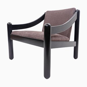 Modell Carimate Sessel aus lackiertem Holz, 1960er, Vico Magistretti, Italien, zugeschrieben
